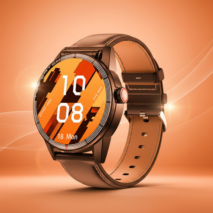 TWS Smartwatch with Heart Rate Monitor