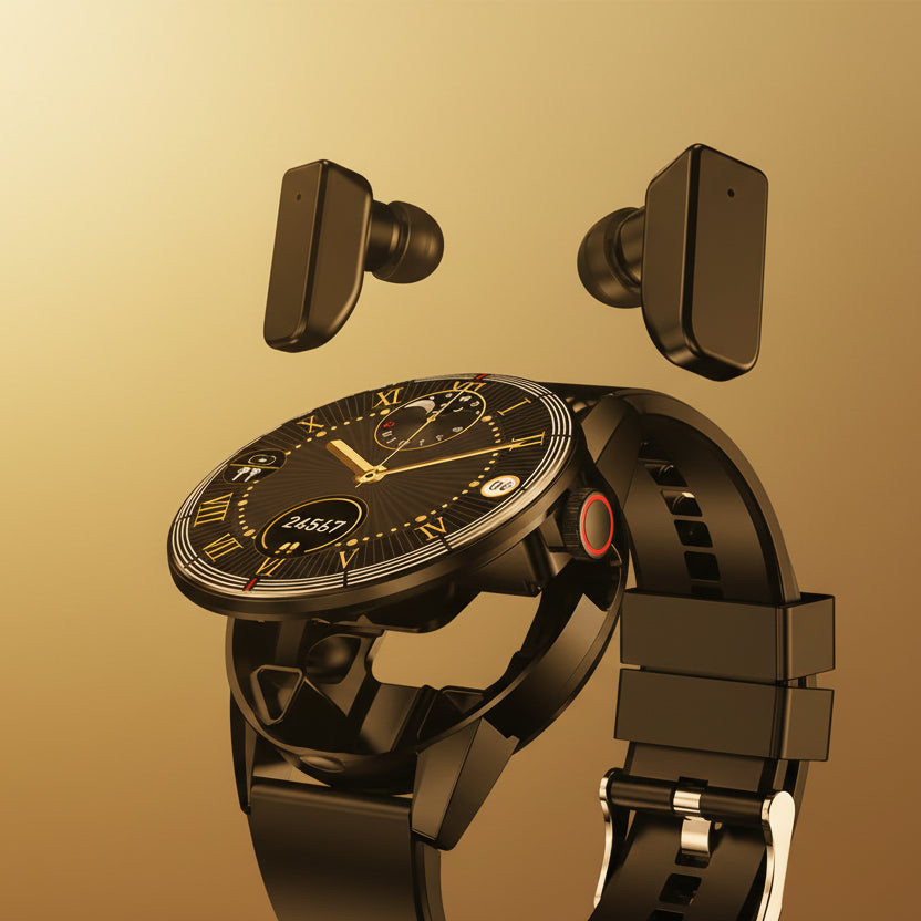 TWS Smartwatch with Heart Rate Monitor