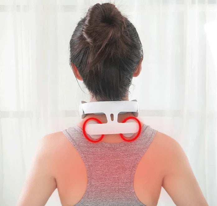 Portable 4-Node Neck Massager