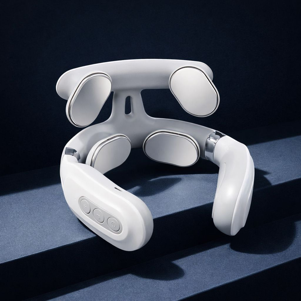 Portable 4-Node Neck Massager