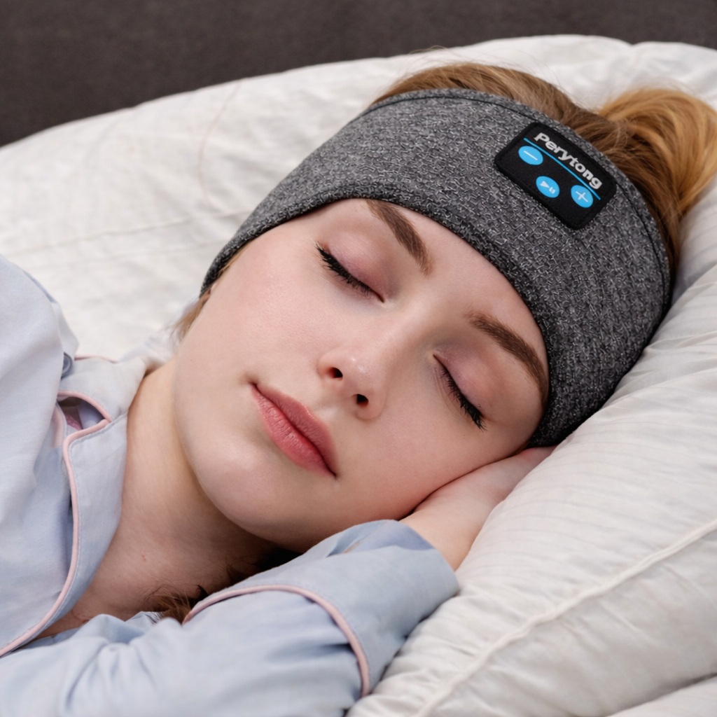 Perytong Bluetooth Sleep Headphones Headband