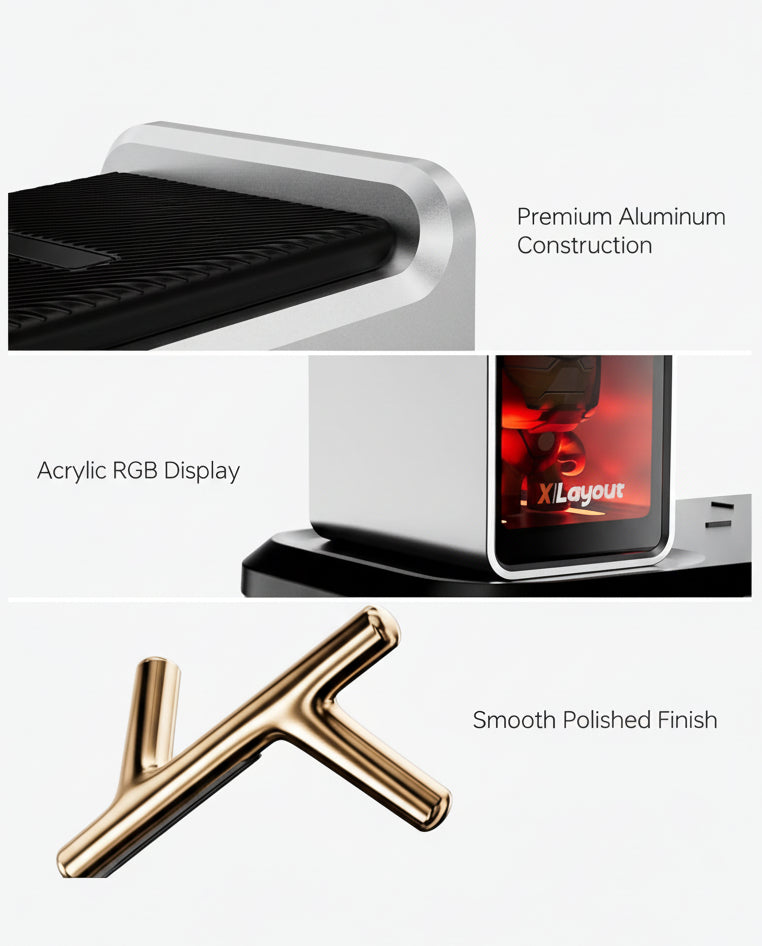 Headphone Stand with Wireless Charger 3-in-1