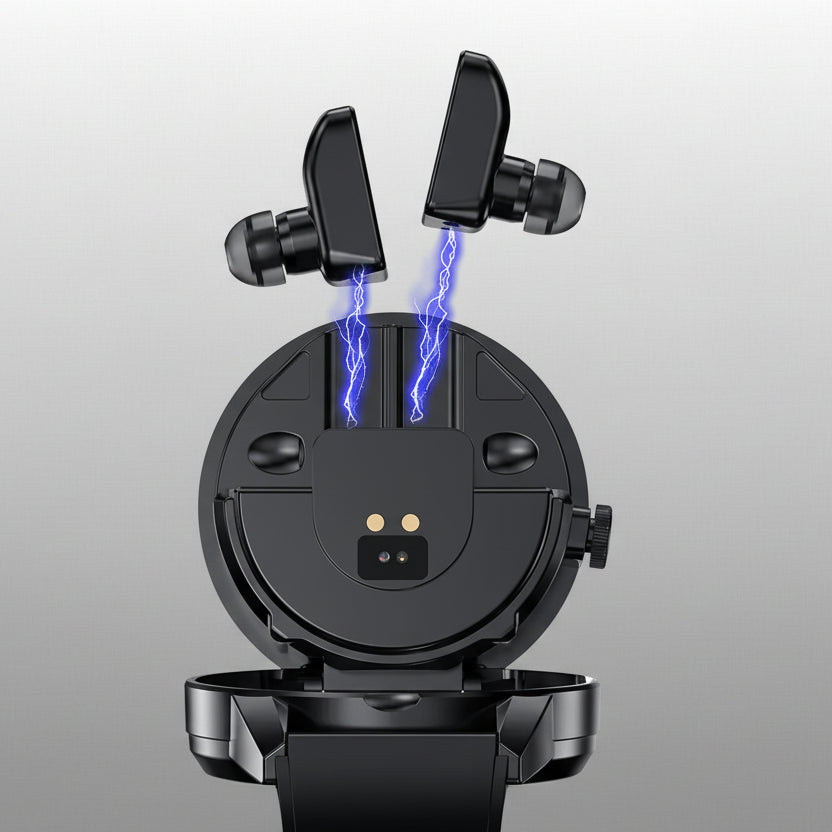 TWS Smartwatch with Heart Rate Monitor